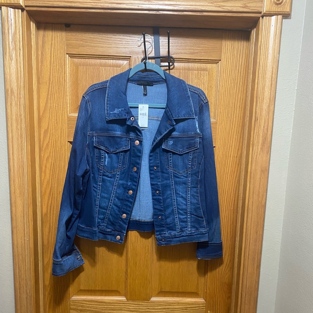Lane Bryant Dark Blue Denim Jacket